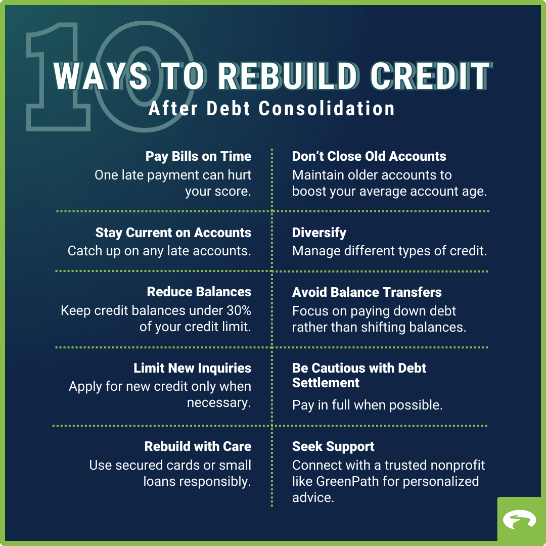 10 Ways to Rebuild Your Credit - GreenPath Financial Wellness