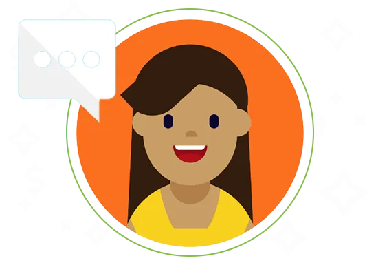 Avatar image of eCoach Lea, a financial chatbot.