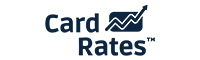 Card Rates spelled out in font with icon logo