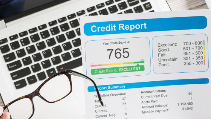 Credit report example.